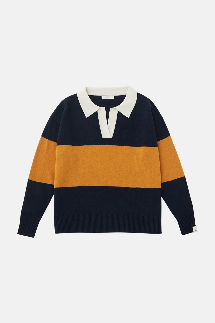 Rugby Knit Polo Navy