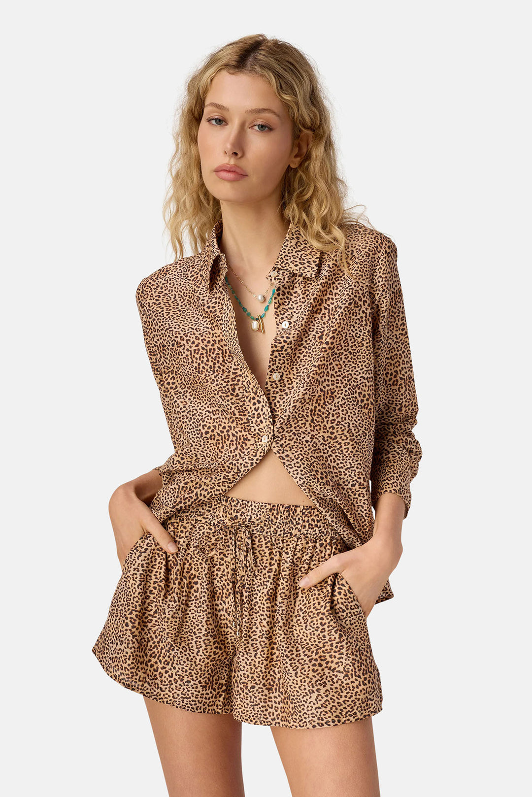 Rafella Silk Cotton Top Leo