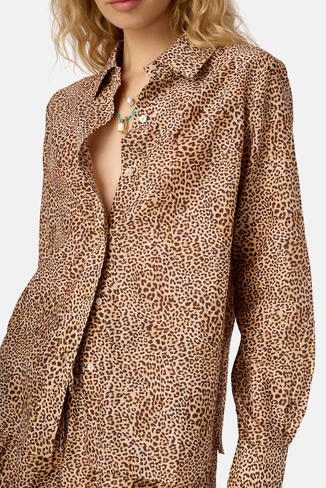 Rafella Silk Cotton Top Leo