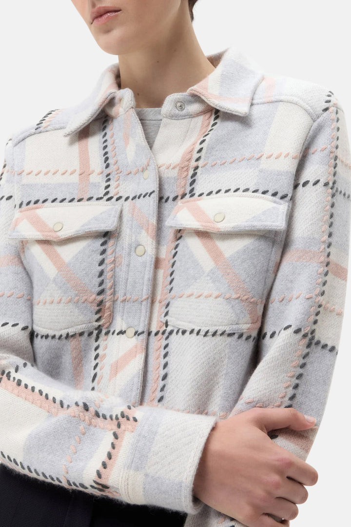 Ranchers Cardigan Ivory Green Multi