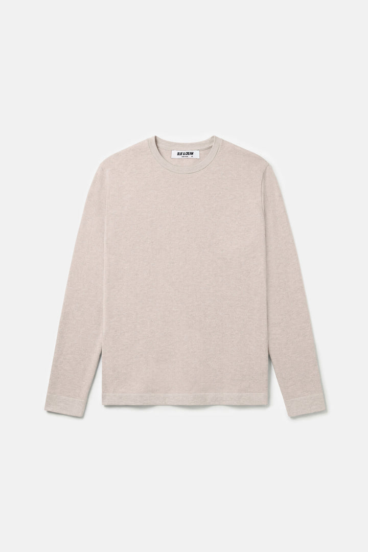 Reade Light Weight Crewneck Tallow