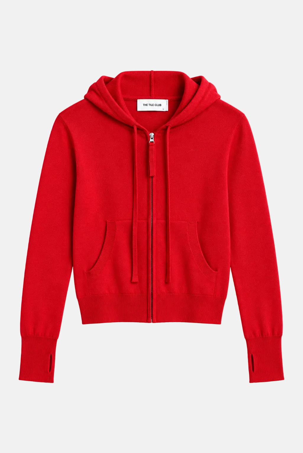 Nikki Zip Hoodie Red