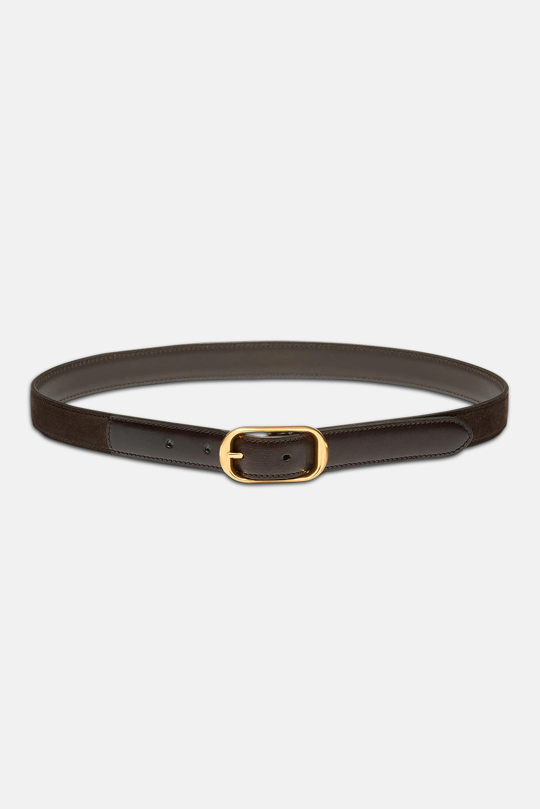 Reine Combo Belt Espresso w/ Antique Brass
