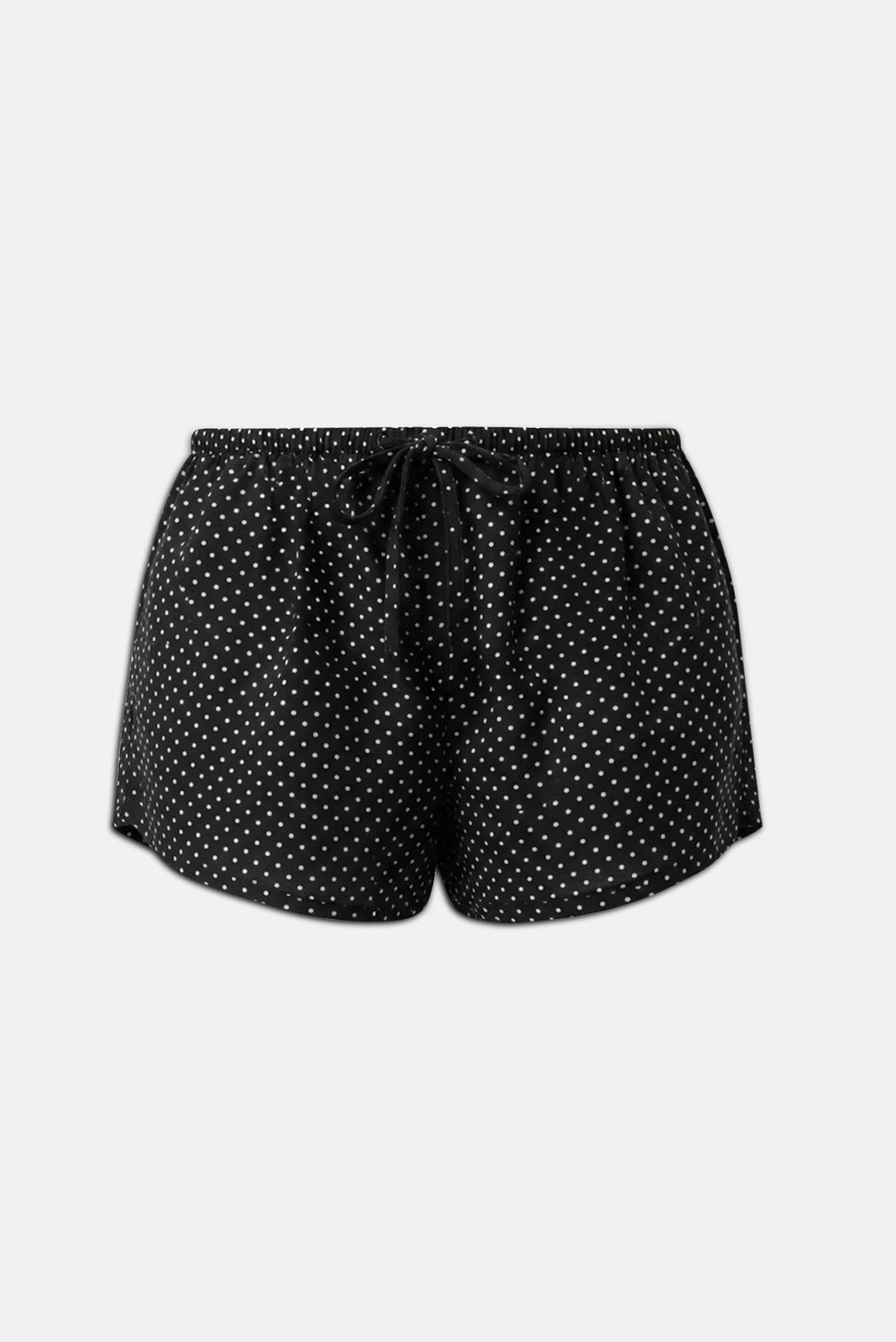 Remi Short Luxe Drape Noir / Brule Mini Dot