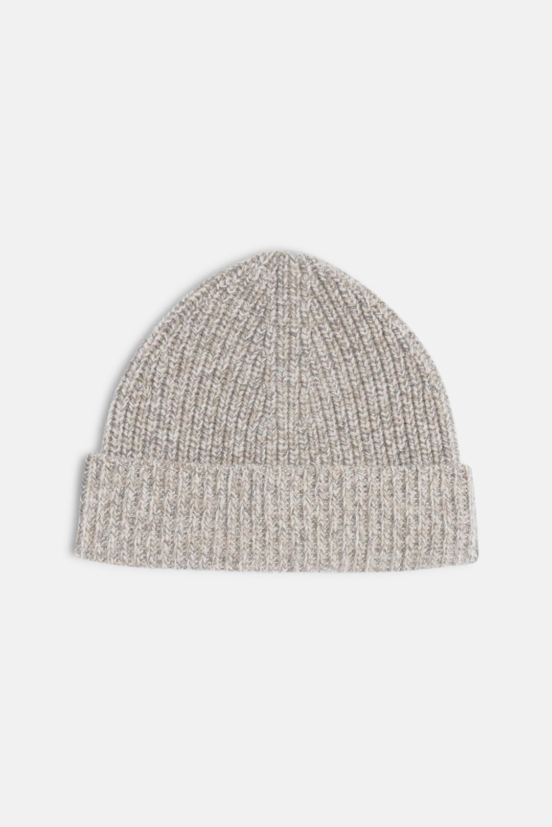 Ribbed Wool Beanie Dove Grey