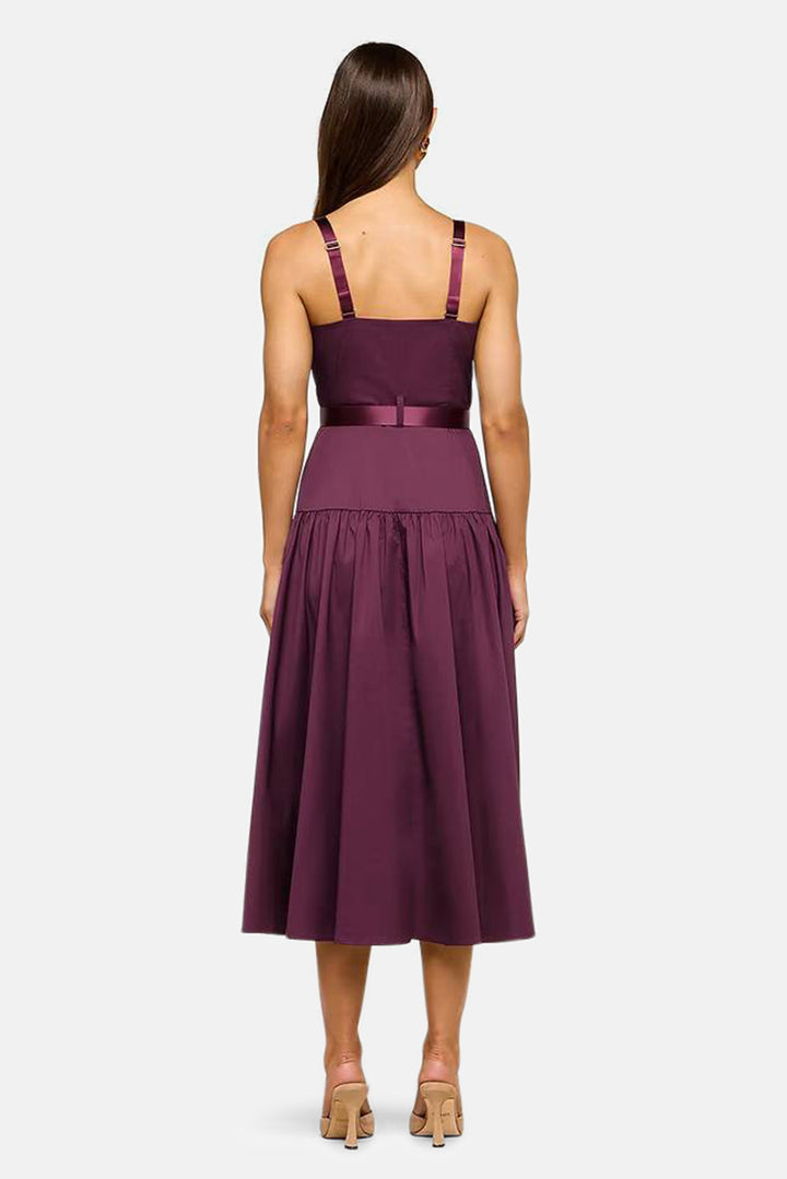 Rima Dress Deep Sangria