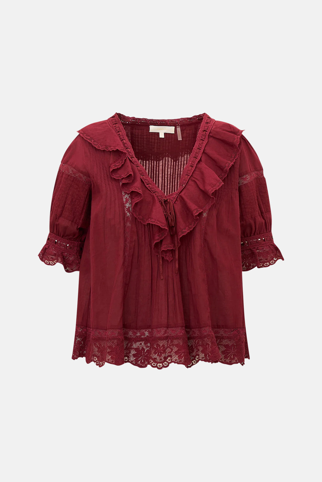 Romilly Blouse Spliced Berry