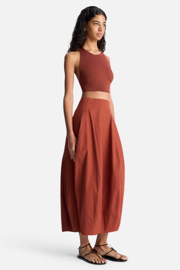 Rory Compact Knit Top Deep Sequoia