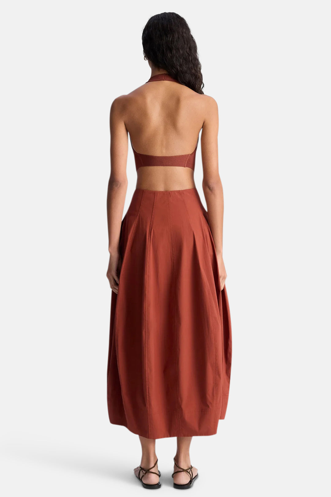 Rory Compact Knit Top Deep Sequoia