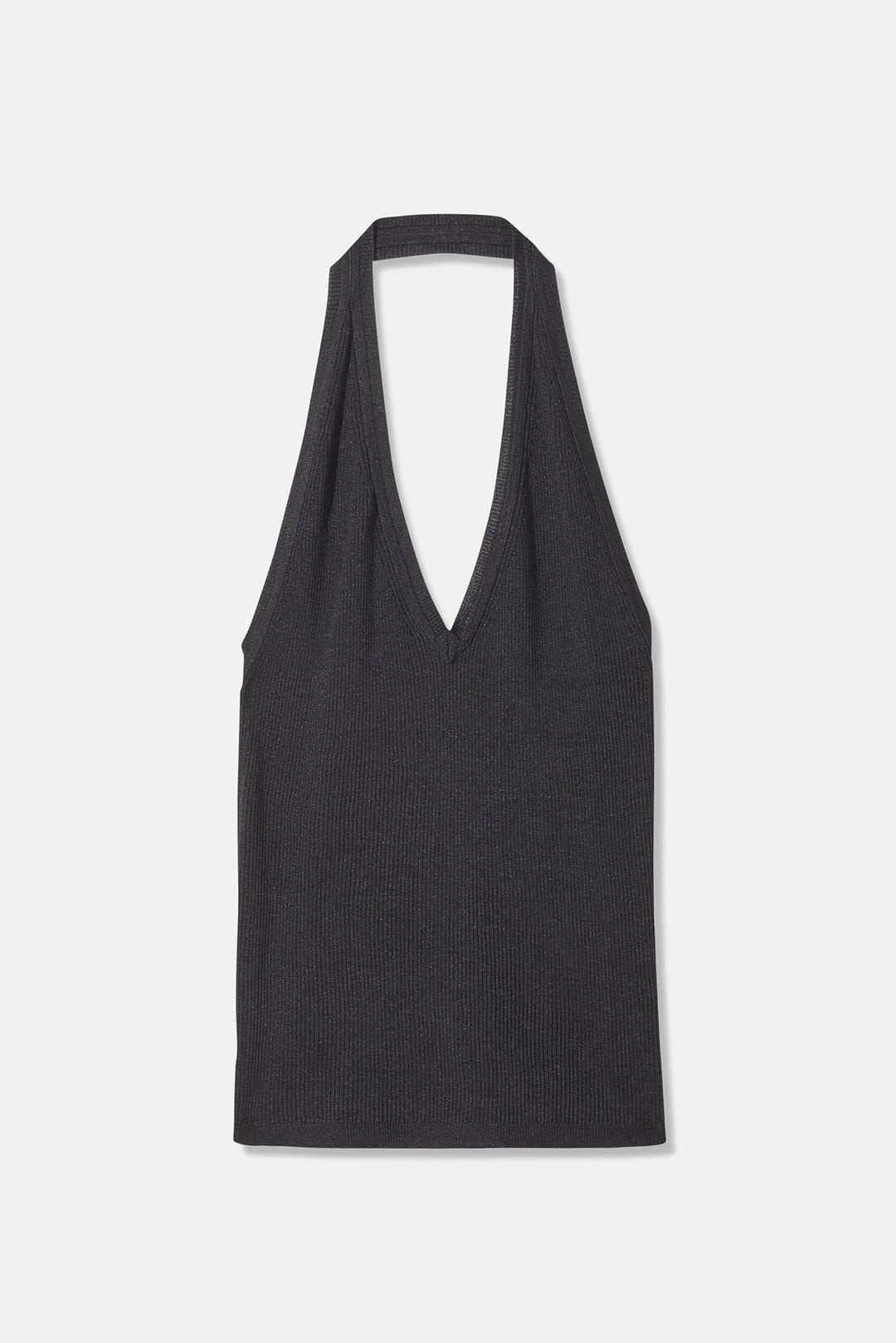 Ivey Silk Halter Black