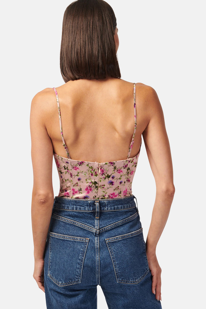 Tamara Corset Bodysuit Spring Geranium