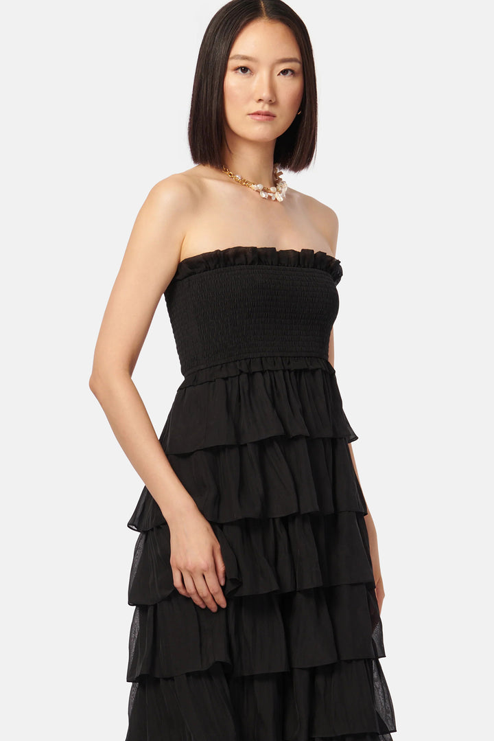 Stella Chiffon Gown Black