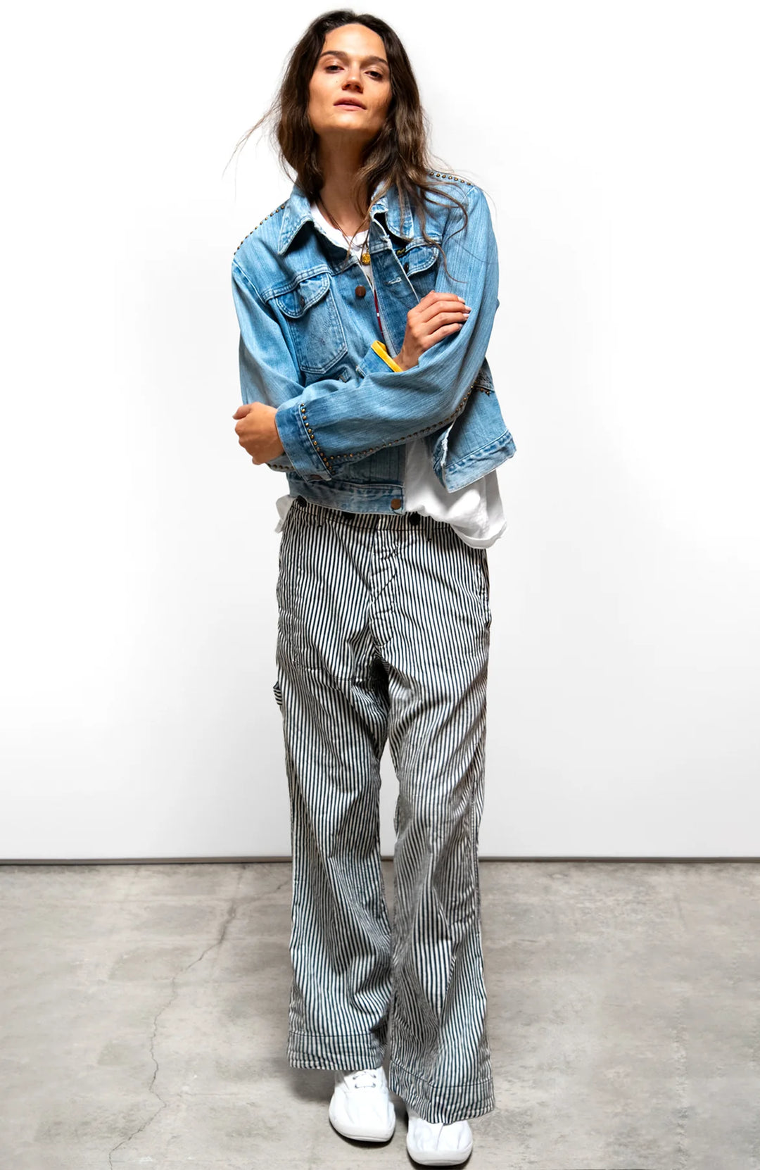 Indigo Stripe French/Sailors Pant