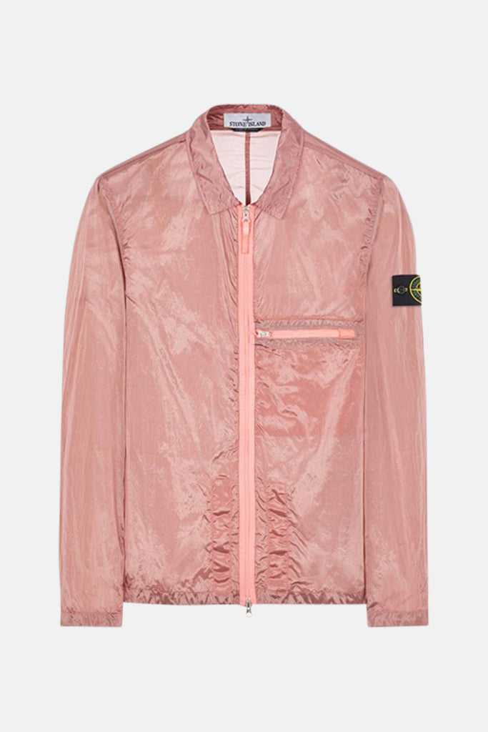 ECONYL Nylon Metal Overshirt Pink – blueandcream