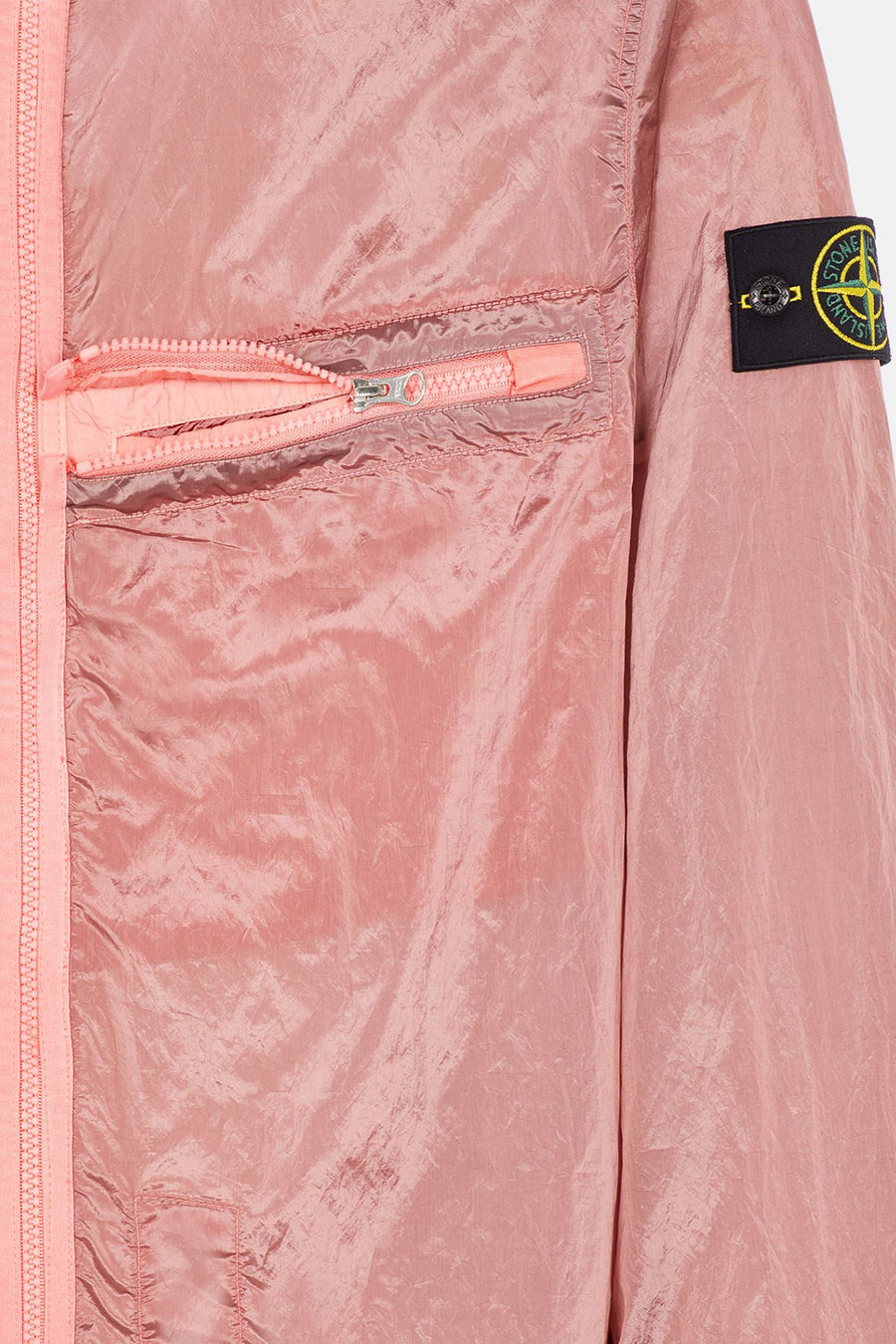 ECONYL Nylon Metal Overshirt Pink
