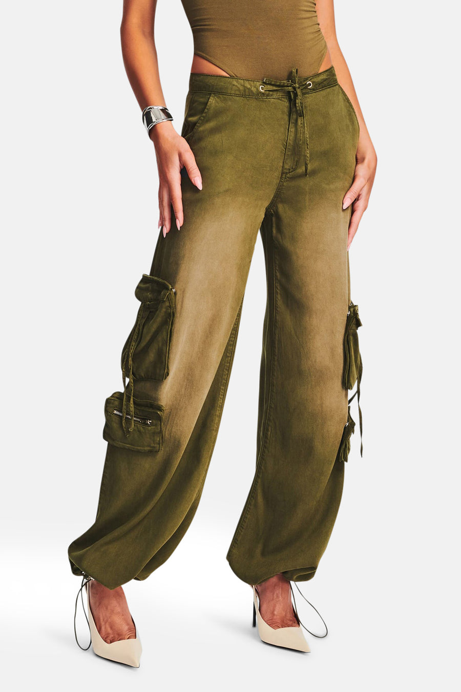 Peggy Cargo Pant Vintage Army Green