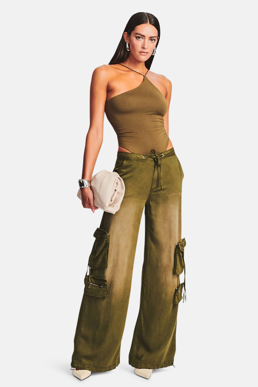 Peggy Cargo Pant Vintage Army Green