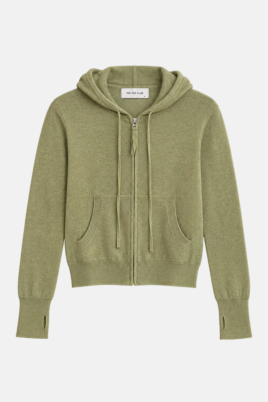 Nikki Zip Hoodie Green