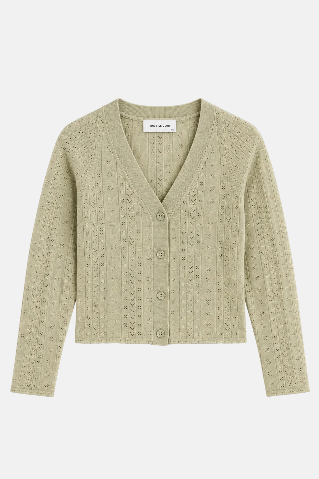 Claire Pointelle Cardigan Sage
