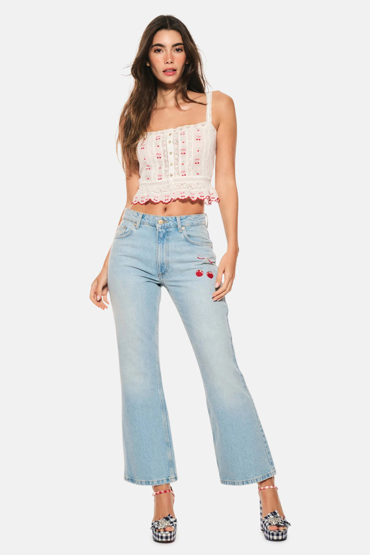 Sami Cherry Jeans Vintage Wash