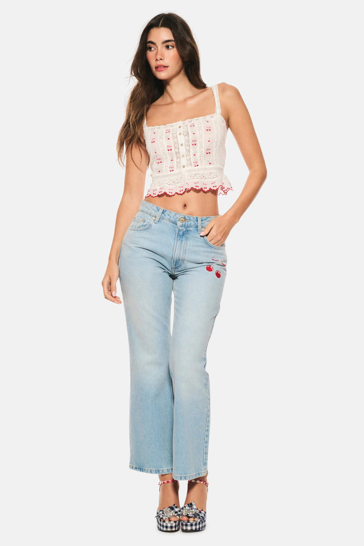 Sami Cherry Jeans Vintage Wash