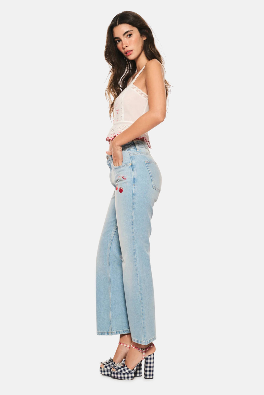 Sami Cherry Jeans Vintage Wash