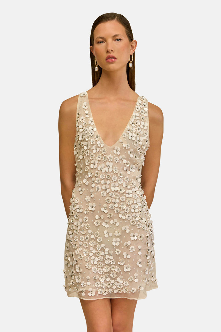 Sapphira Dress Off White