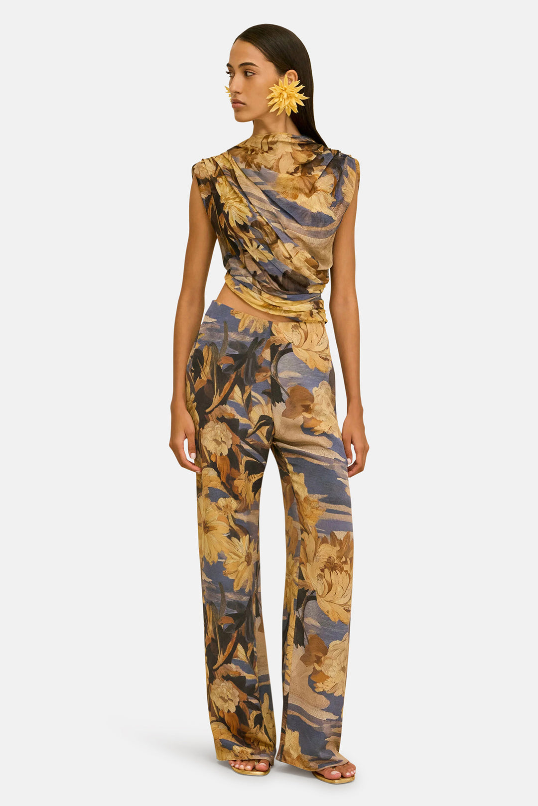 Sara Pant Wild Dahlia