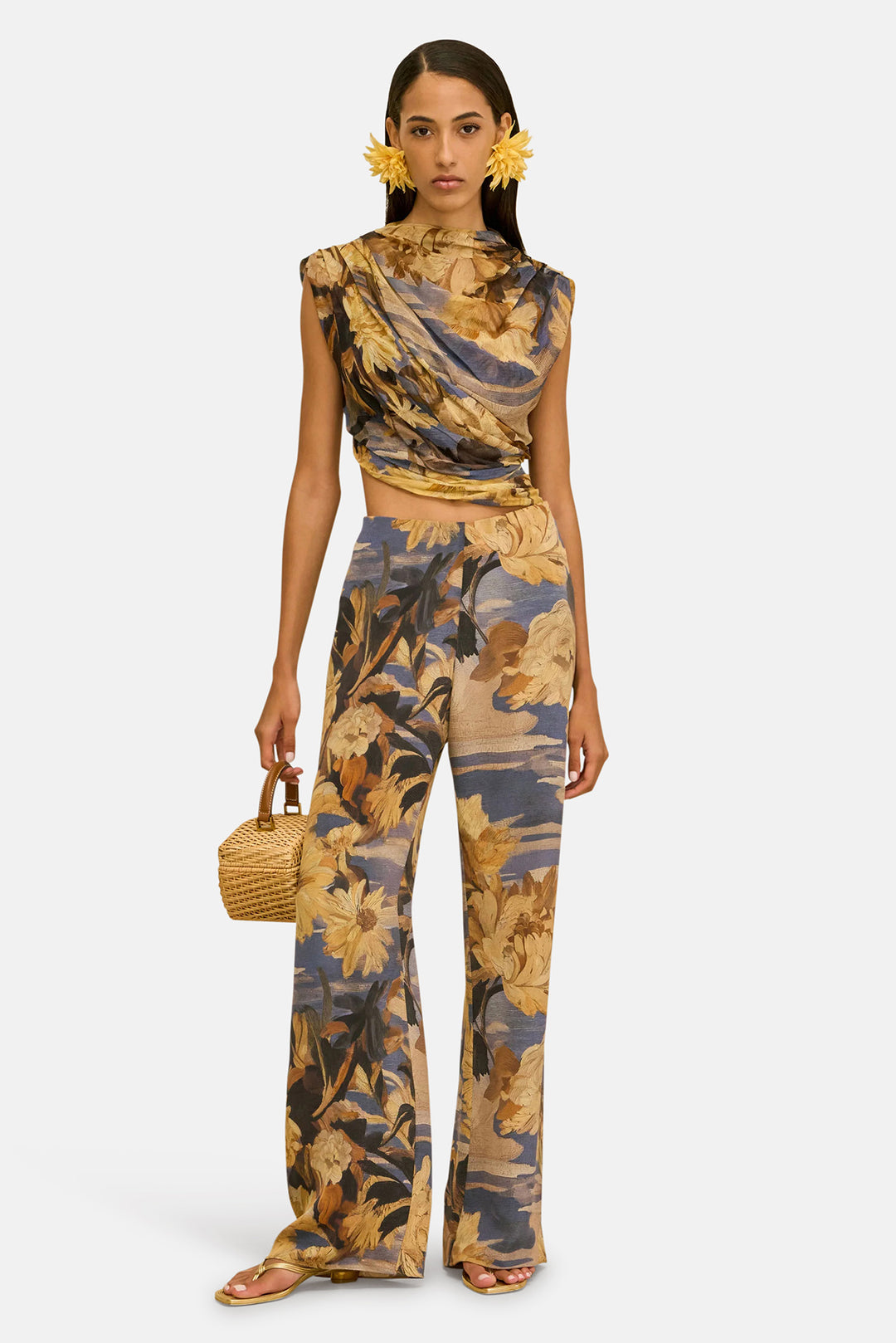 Sara Pant Wild Dahlia