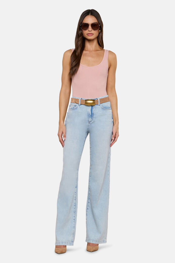 Scottie Wide-Leg Jean Lago