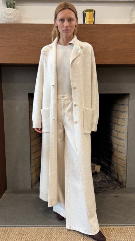 Sunday Morning Coat in Ivory
