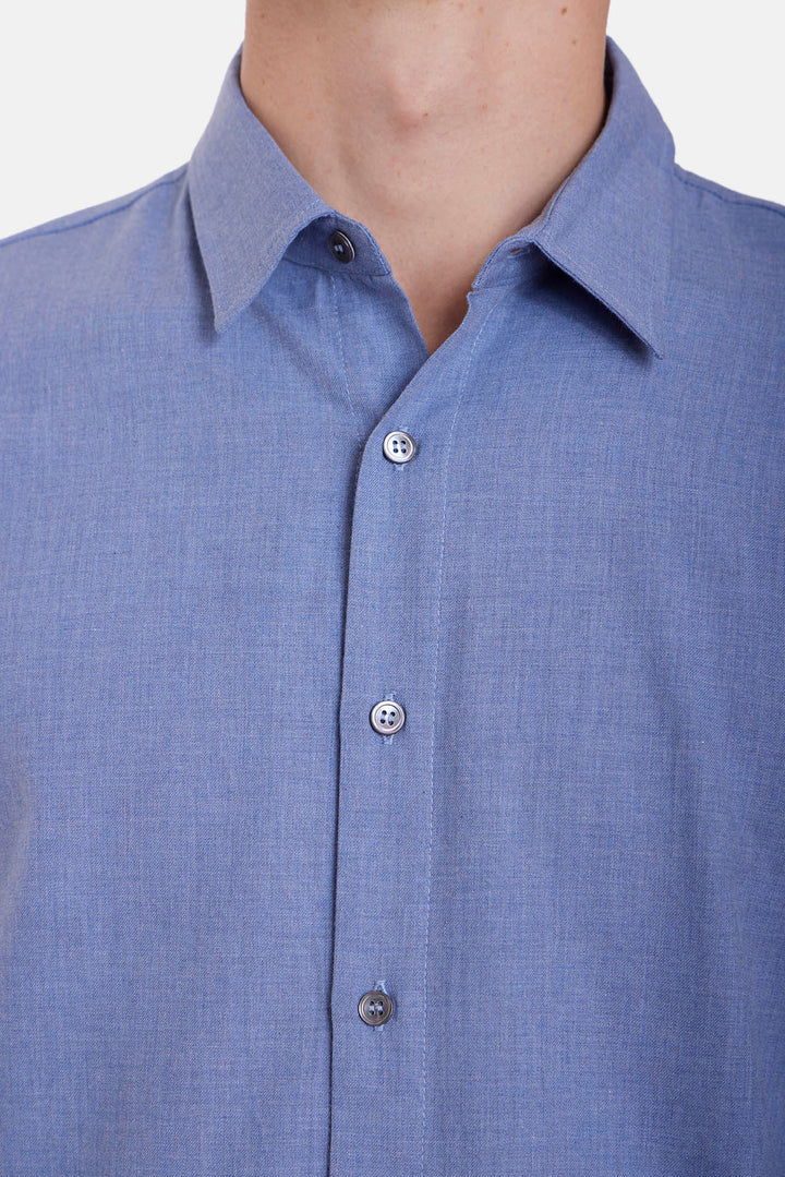 Scribner Flannel Shirt Denim Slate