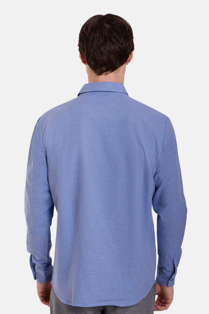 Scribner Flannel Shirt Denim Slate
