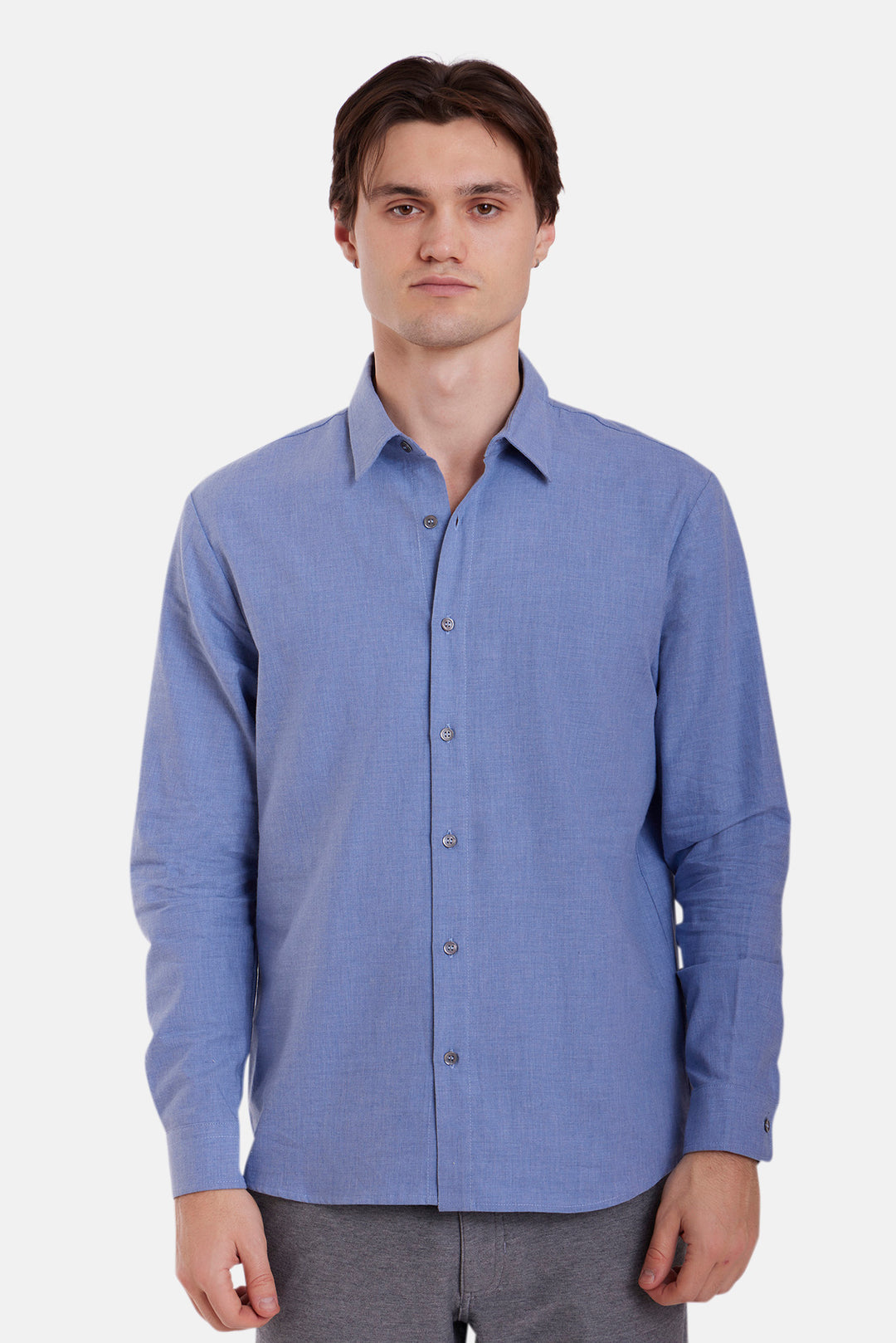 Scribner Flannel Shirt Denim Slate
