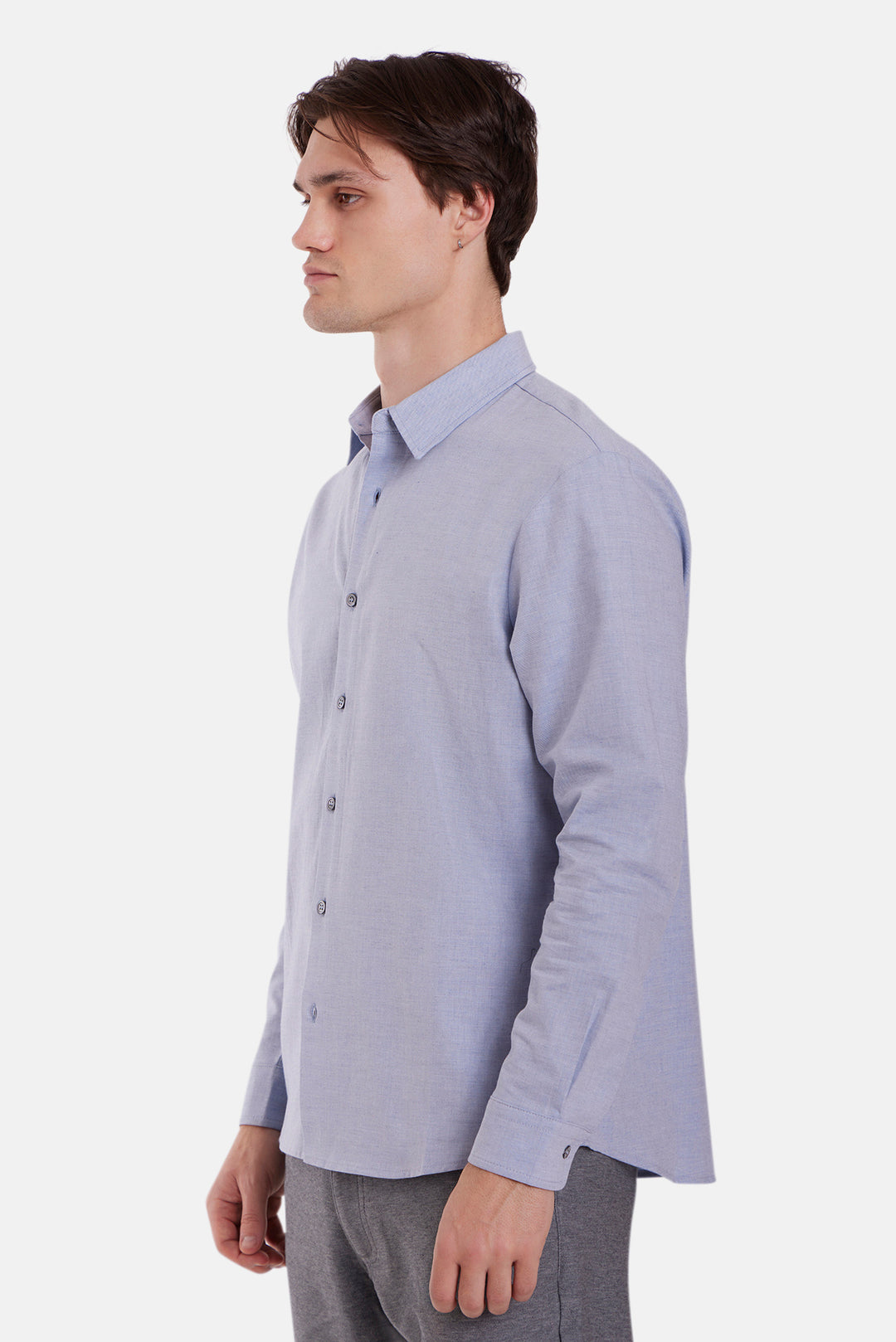 Scribner Flannel Shirt Light Slate