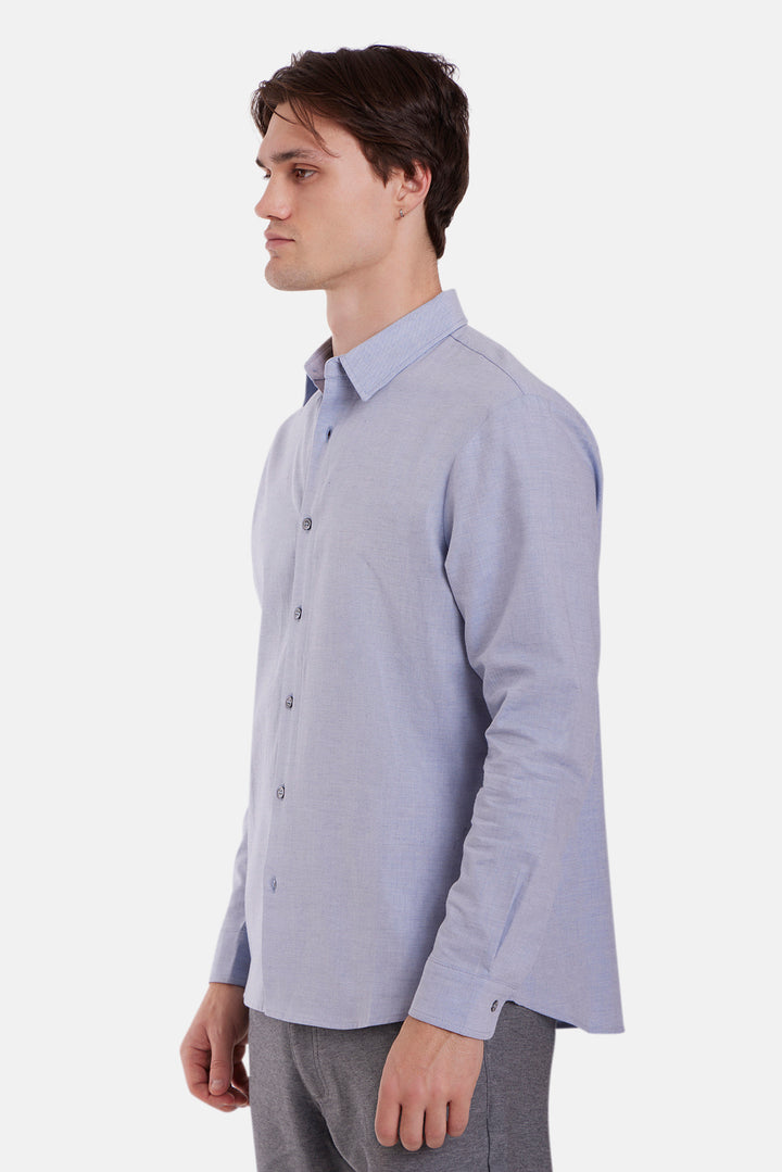 Scribner Flannel Shirt Light Slate