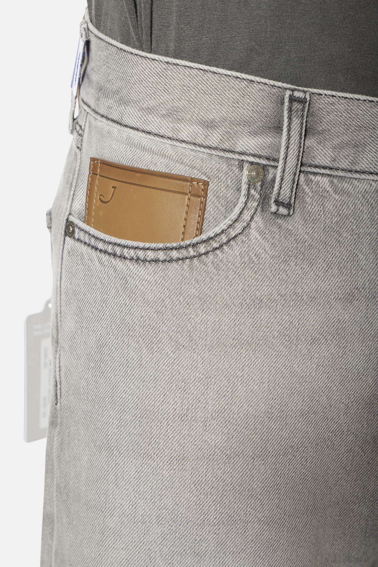 Jacob Cohen Sean 12.5oz Straight Leg Light Grey – blueandcream