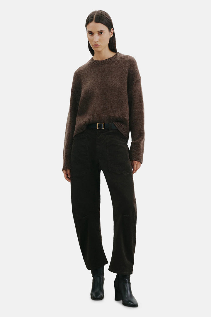 Shon Corduroy Pant Chocolate Brown