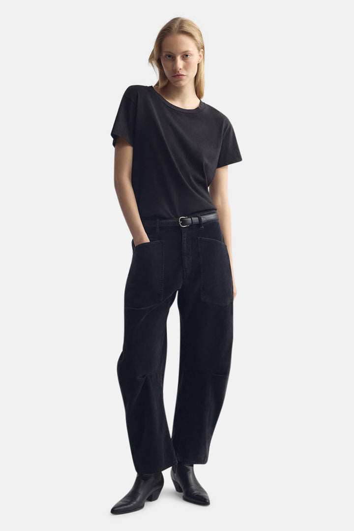 Shon Corduroy Pant Dark Charcoal
