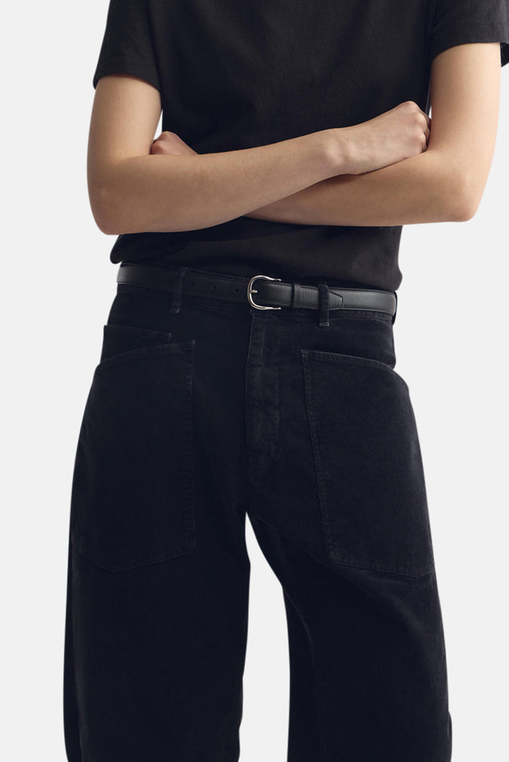 Shon Corduroy Pant Dark Charcoal