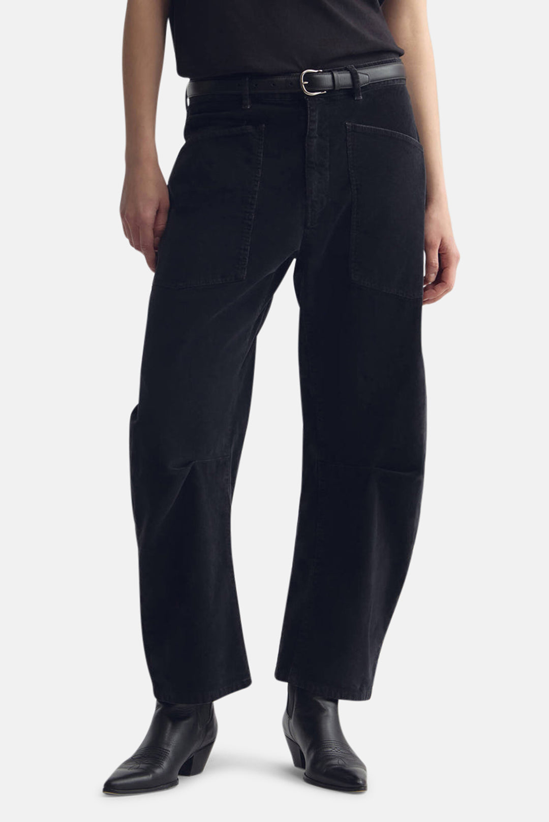 Shon Corduroy Pant Dark Charcoal