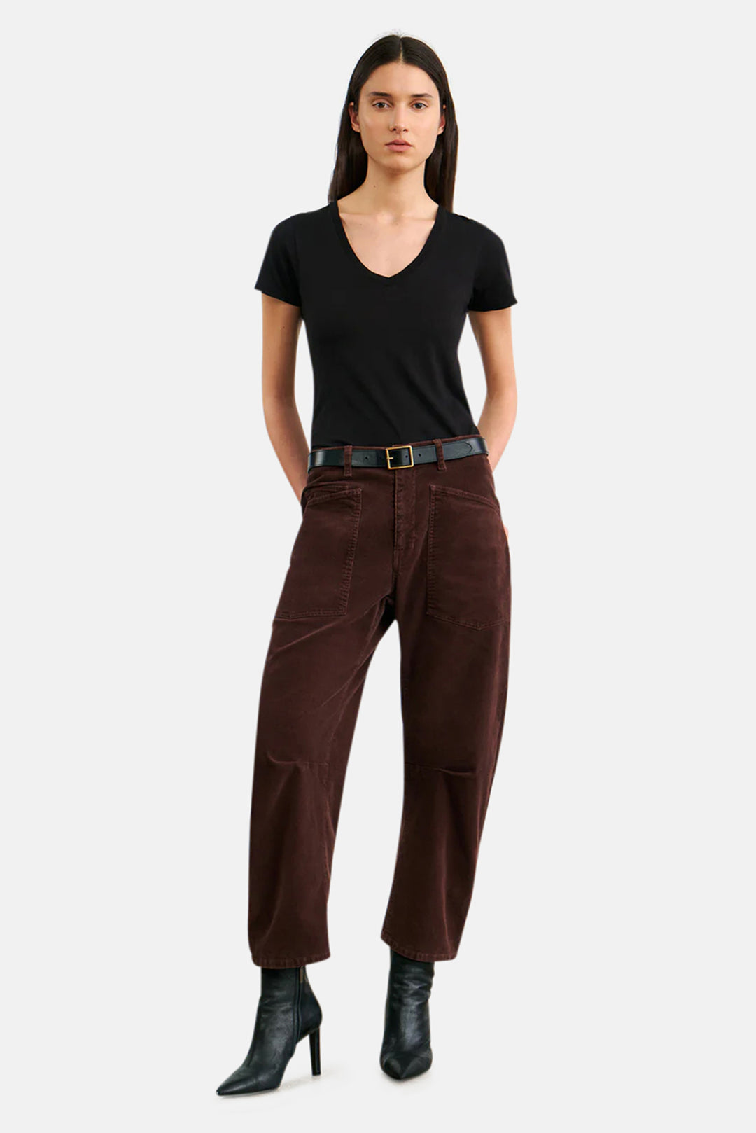 Shon Corduroy Pant Merlot