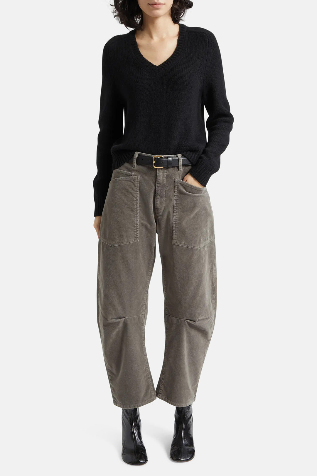 Shon Corduroy Pant Sage Grey