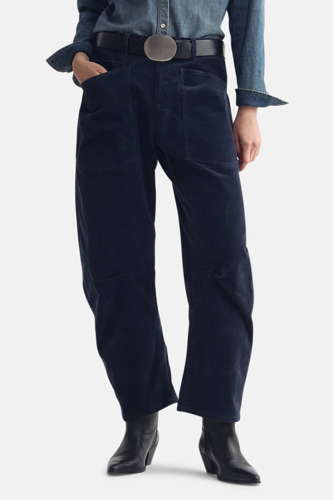 Shon Corduroy Pant Service Blue
