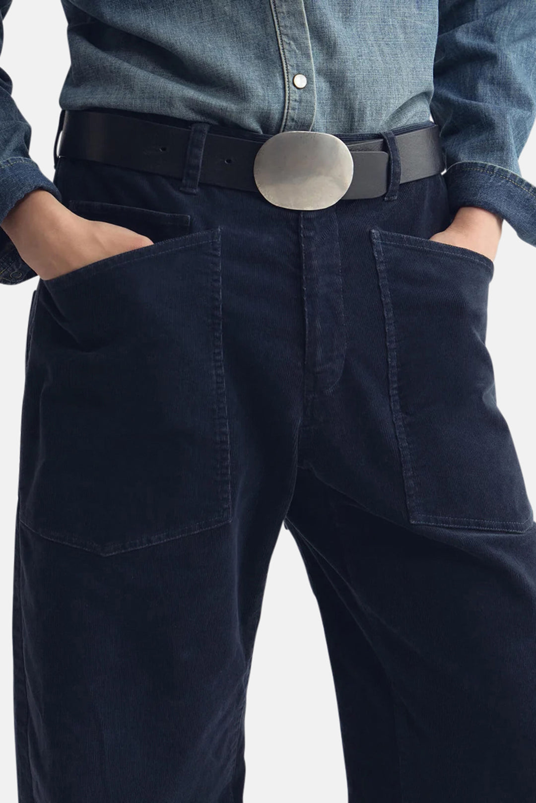 Shon Corduroy Pant Service Blue