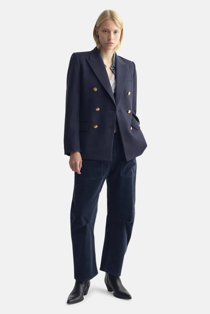 Shon Corduroy Pant Service Blue