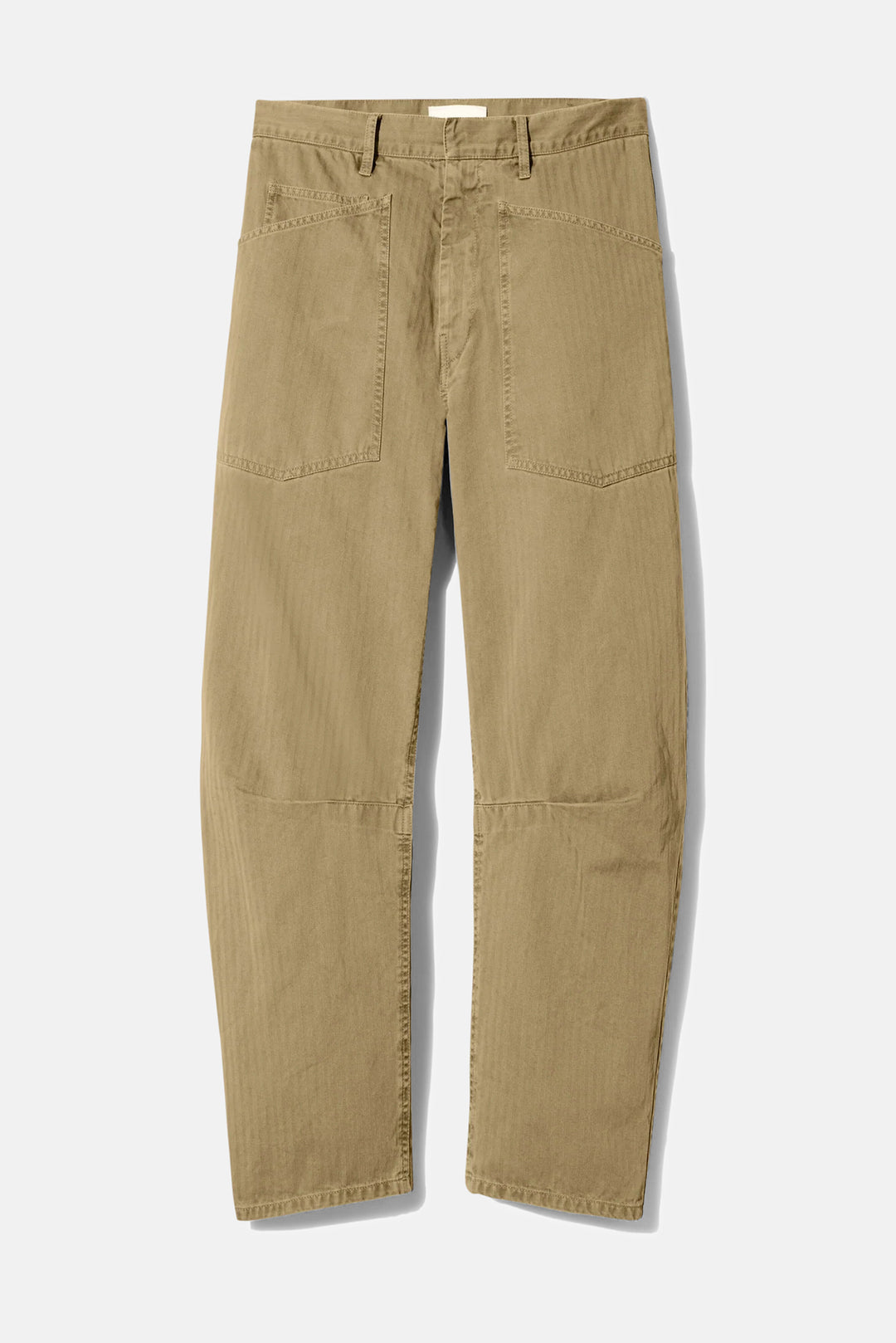 Shon Herringbone Pant French Khaki