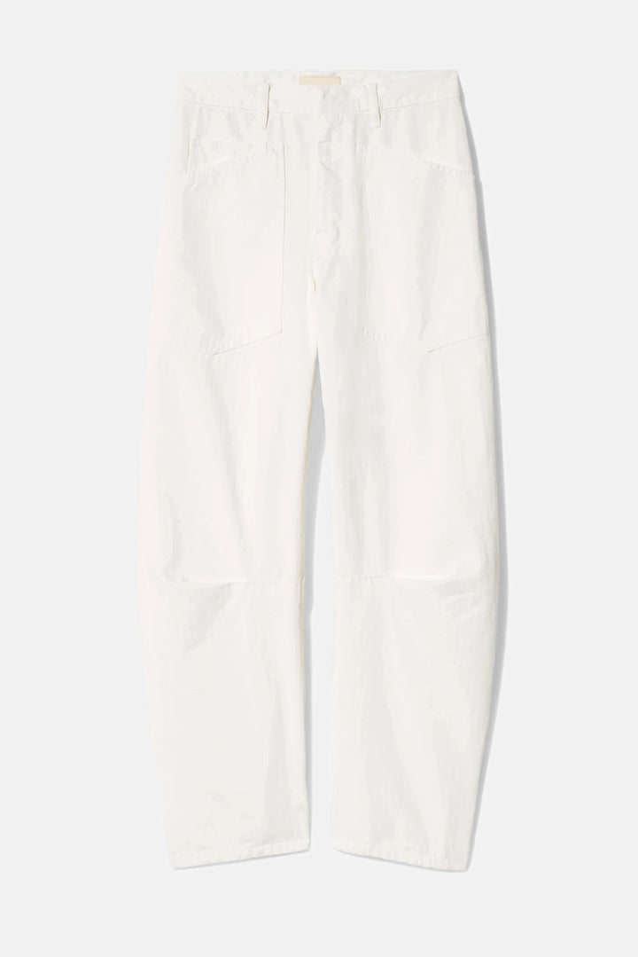 Shon Herringbone Pant Vintage Cream