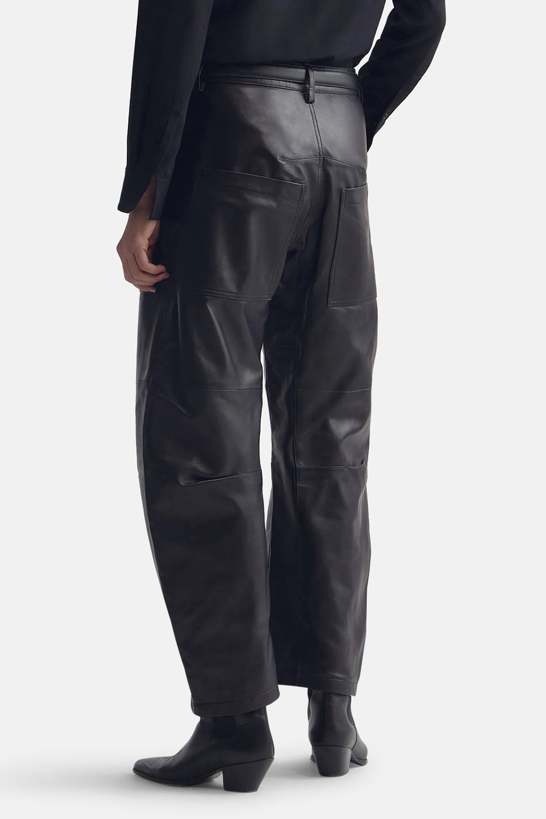 Shon Leather Pant Midnight