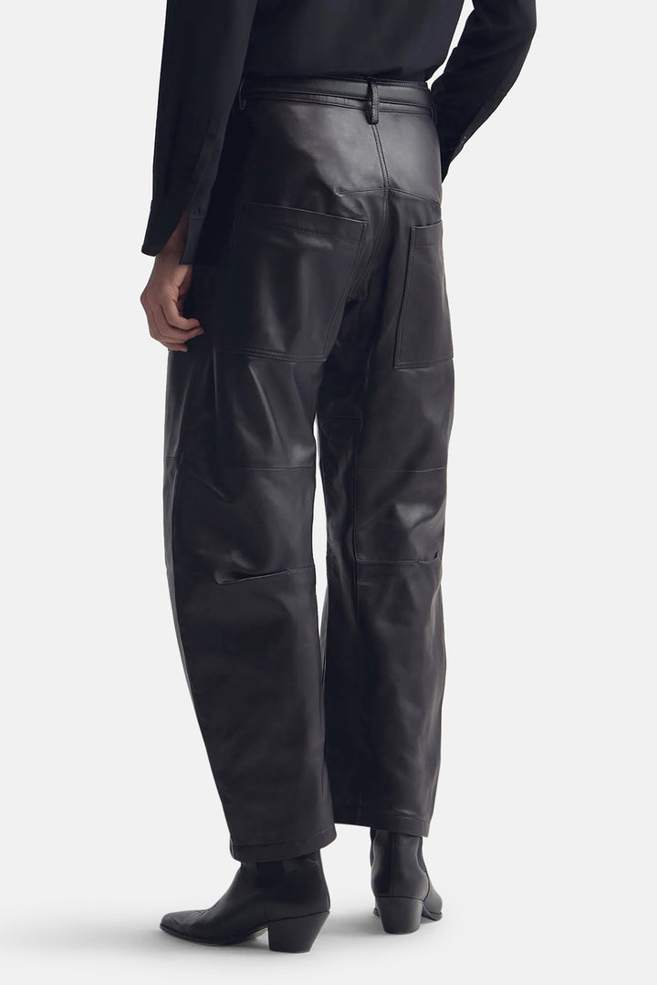 Shon Leather Pant Midnight